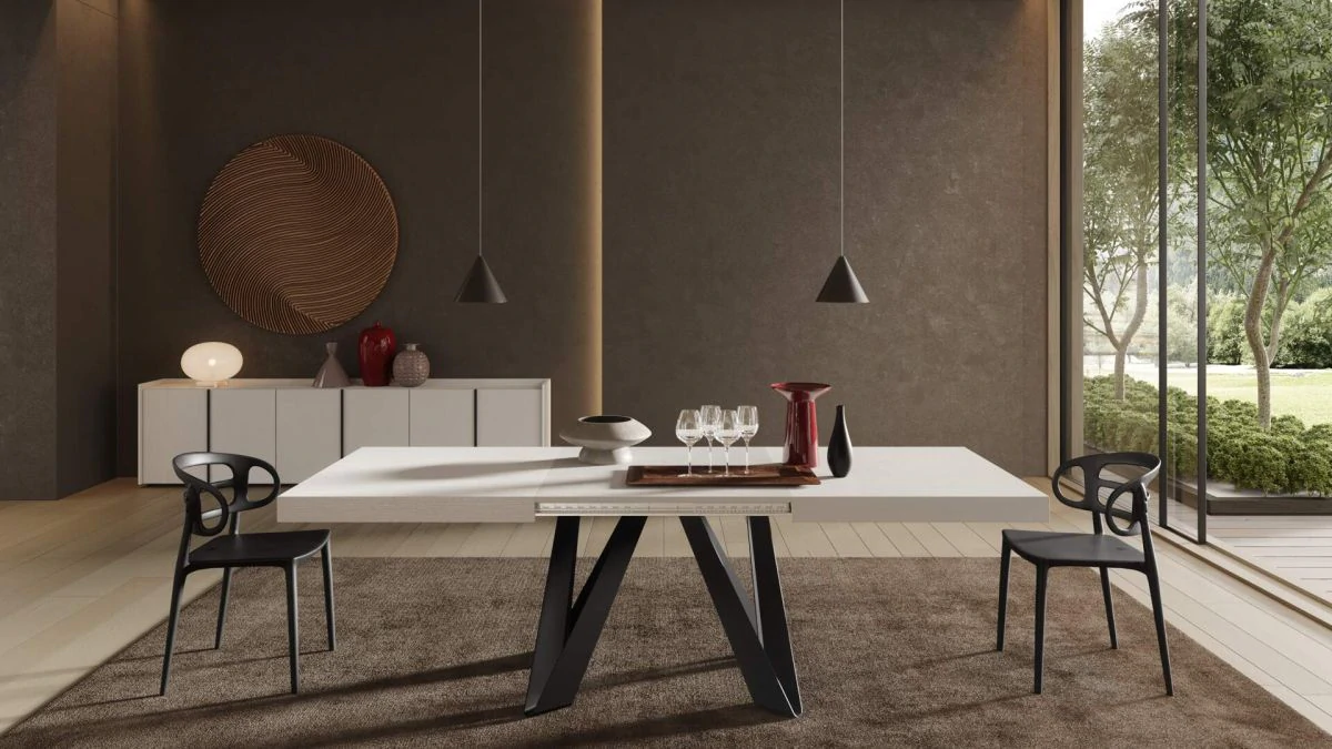 Masă extensibilă, stejar rustic - ROMINA AB [4]