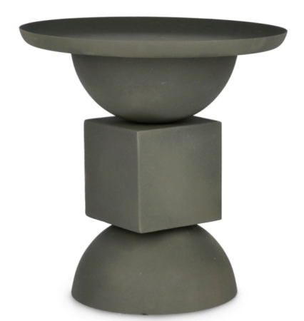 Măsuță de cafea, metal, bej, ø40.5 x41.5h cm - ALKA GREEN Noutati - Măsuță de cafea, metal, bej, ø40.5 x41.5h cm - ALKA GREEN