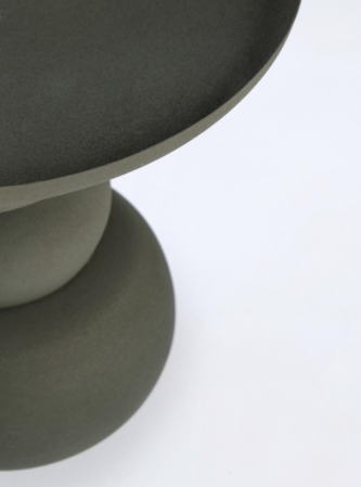 Măsuță de cafea, metal, verde, Ø36 x34h cm - ALPA [2]