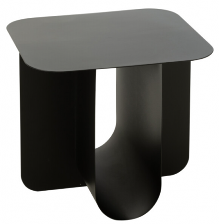 Masute auxiliare - Măsuță laterală metalică, neagră - SQUARE