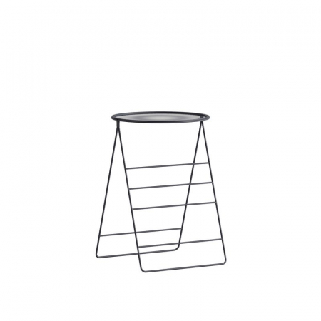 Designers' Choice - Măsuță laterală metalică, gri antracit - WHAT