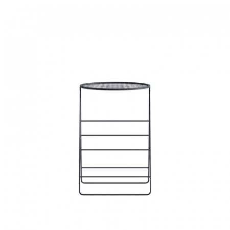 Măsuță laterală metalică, gri antracit - WHAT [1]