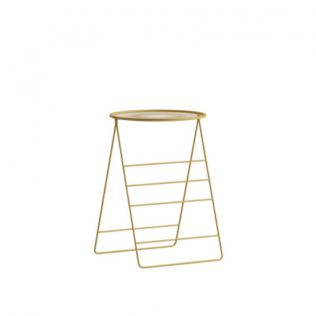 Designers' Choice - Măsuță laterală metalică, galben - WHAT