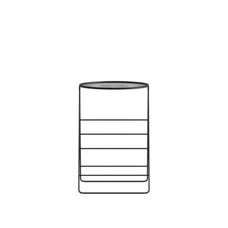 Măsuță laterală metalică, neagră - WHAT [1]