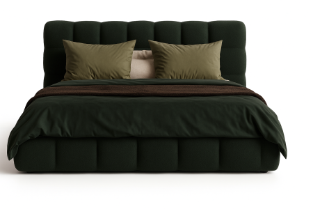 Paturi - Pat tapițat integral, 140x200 cm - MICHELIN