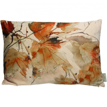 Textile pentru casa - Perna decorativa, bej, 4x60x40cm. - LEAVES