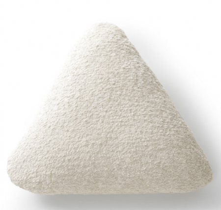 Accesorii decorative - Pernă decorativă, triunghi boucle, 42x42x45cm - NOOK