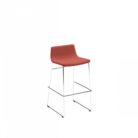 Designers' Choice - Scaun de bar, metalic crom, tapițat - DIAS HB