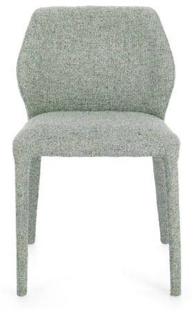 Scaun de dining, complet tapițat în textil bouclé - LIBBY FERN Promotii - Scaun de dining, complet tapițat în textil bouclé - LIBBY FERN