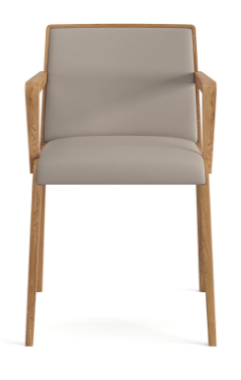 Scaun din lemn masiv, tapițerie textilă - FINN [1]