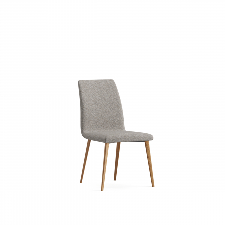 Designers' Choice - Scaun din lemn de stejar, tapițat în material textil - LARMES FB