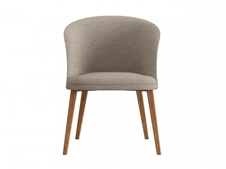 Scaun din lemn masiv, tapițat în material textil - PREMIER [1]