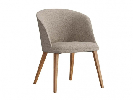 Designers' Choice - Scaun din lemn masiv, tapițat în material textil - PREMIER