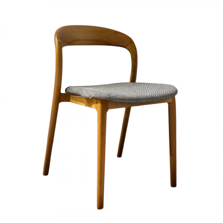 Mobila dining - Scaun dining din lemn, sezut tapitat - TUULA 1