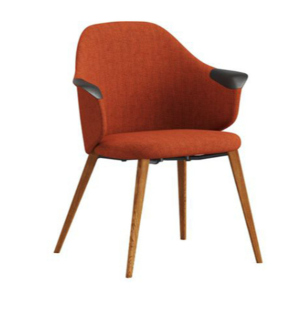 Designers' Choice - Scaun din lemn masiv, tapițat în material textil - CALYPSO