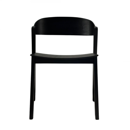 Scaun din lemn, negru - NORDIC 1 [1]