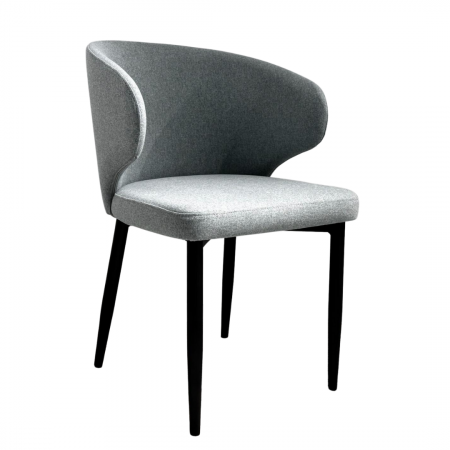 Mobila dining - Scaun dining tapitat in textil - MOLLY