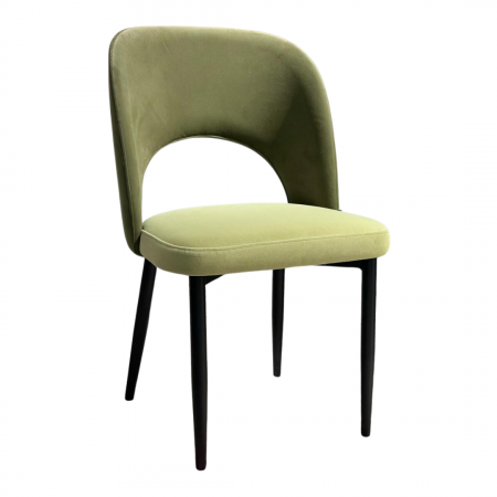 Mobila dining - Scaun dining tapitat in catifea 2 culori - ZOYA