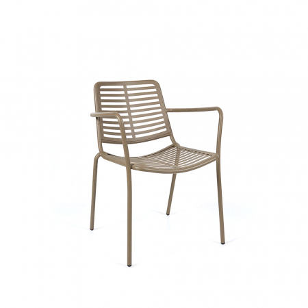 Scaune exterior - Scaun metalic bej - OTAN