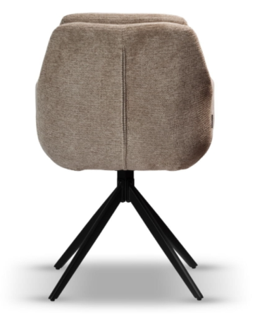 Scaun rotativ, tapițerie bej închis - DORIS [7]