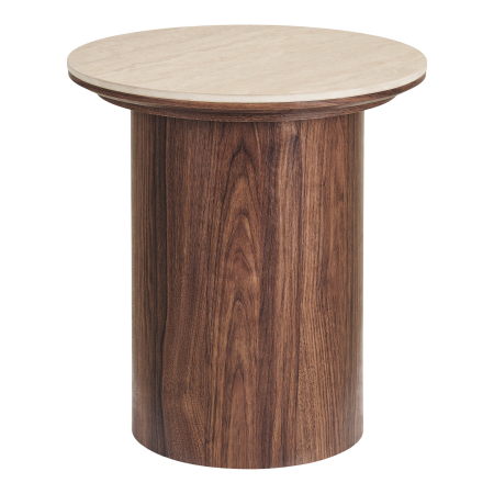 Noutati - Masuta laterala Delphi travertin, 45 cm