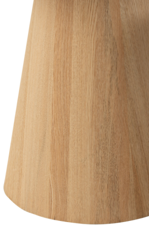 Set 2 mese laterale rotunde din lemn natural - ROUND EDGES [7]