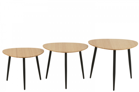 Set de 3 măsuțe de cafea - REED [1]