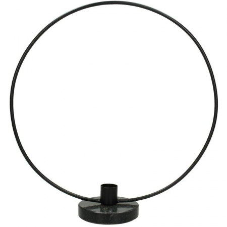 Suport de lumânare, negru, 40x8x38cm - HOLD BK 40