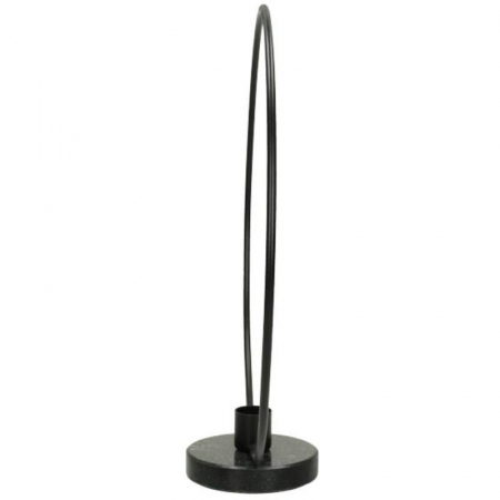 Suport de lumânare, negru, 40x8x38cm - HOLD BK 40 [3]