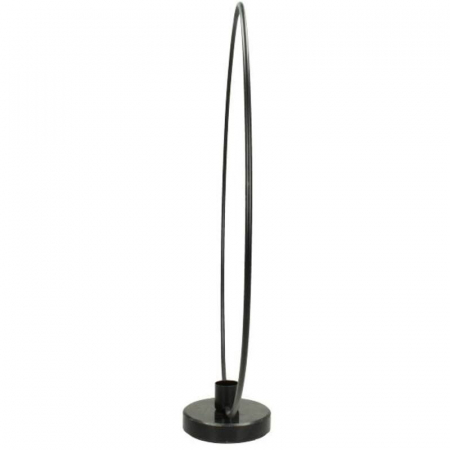 Suport de lumânare, negru, 40x8x38cm - HOLD BK 40 [6]