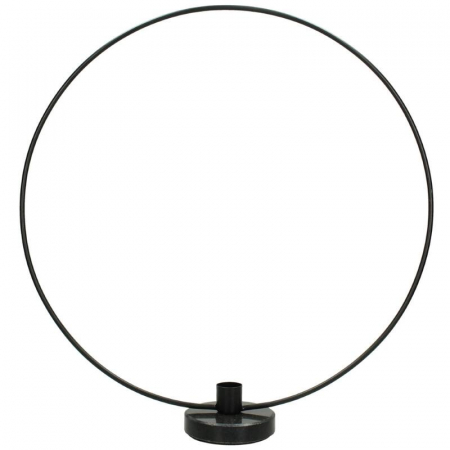 Suport de lumânare, negru, 40x8x38cm - HOLD BK 40 [0]