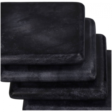 Suport de pahar, negru,10x10x4cm - COASTER BK [2]