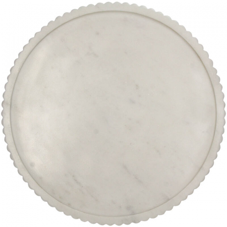Taviță de marmură, alba, 30.5x30.5x1.5cm - MARBLE [1]