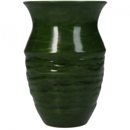 Vază din aluminiu, verde închis, 8x8x12cm - URBAN [1]