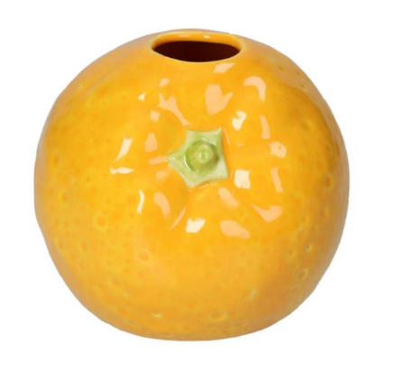 Promotii - Vază din ceramică, 10x11x11cm -  ORANGE