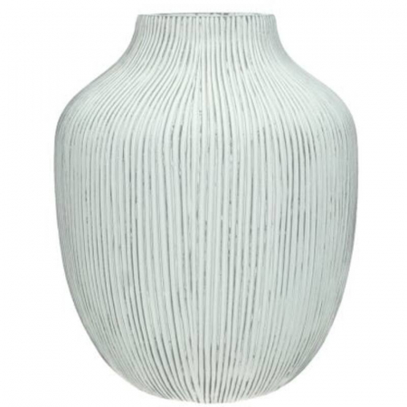 Ghivece si jardiniere - Vază din polirășină, albă, 16x16x18cm - WHITE