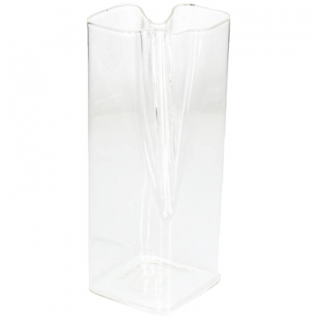 Ghivece si jardiniere - Vază din sticlă transparentă, 21x8x9cm - CLEAR