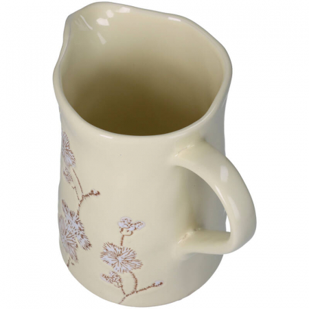 Vază tip carafă, ceramică decorată, 21x14x22cm - FLOWERS [1]