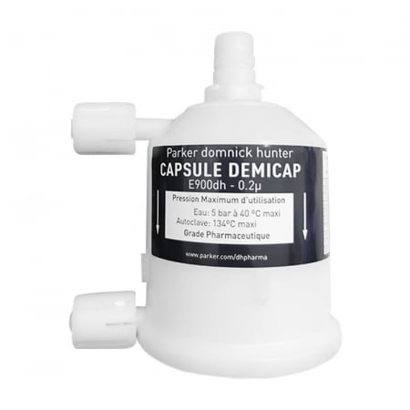 PROMOTII - Capsula microfiltranta Demicap apa sterila 0,2 microni 60 cicluri sterilizare, cu gat gros sau subțire