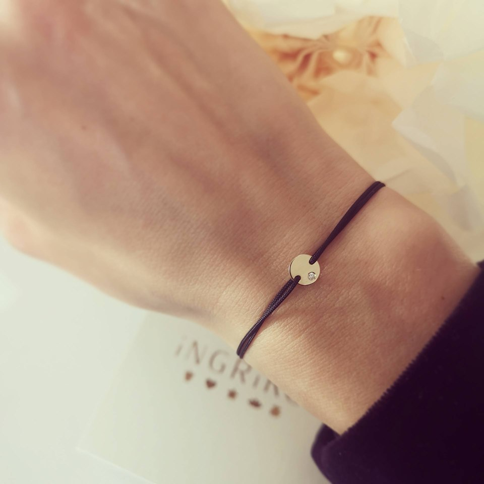 Bratara Banut cu DIAMANT, Aur 14K [1]