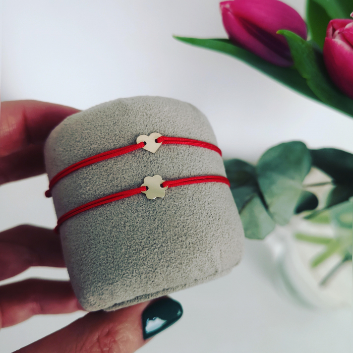 Bratara bebe cu aur 14K si initiala personalizata [3]