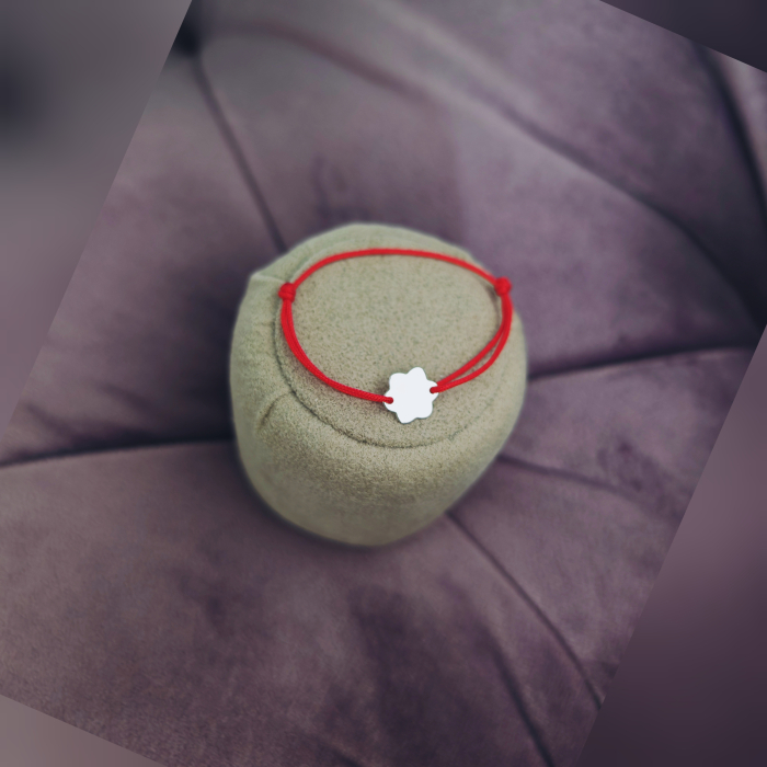 Bratara copii cu norisor din argint 925 si initiala [4]