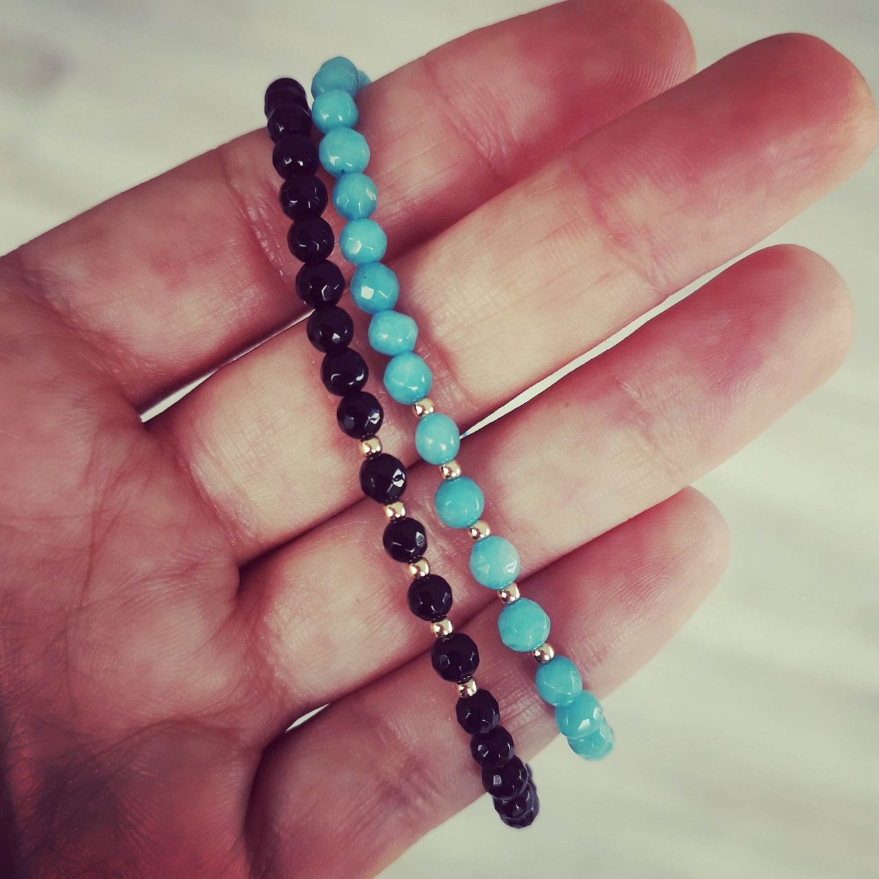 Bratara cu bilute aur 14K [2]