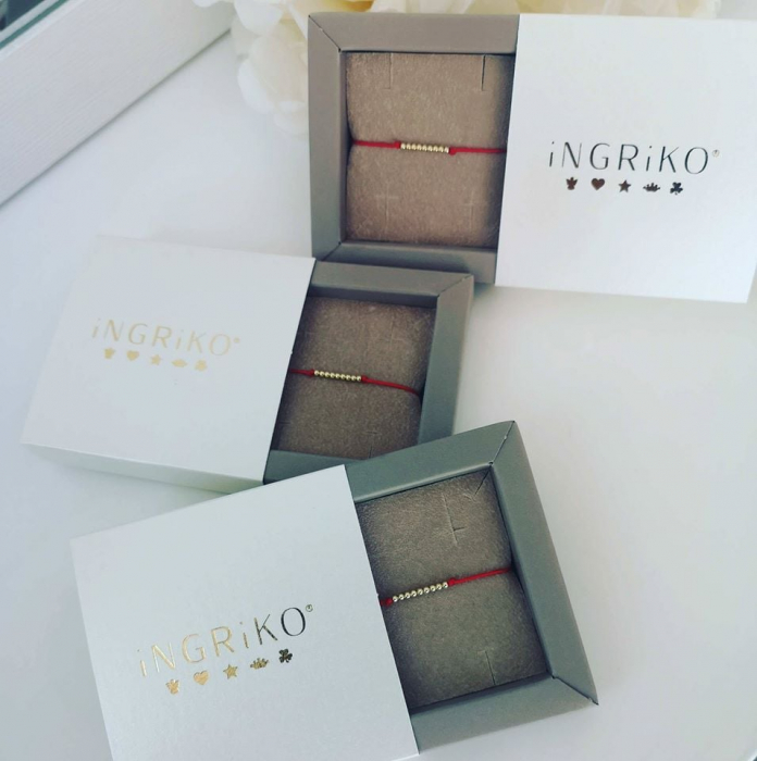 Bratara cu bilute de aur 14K [6]