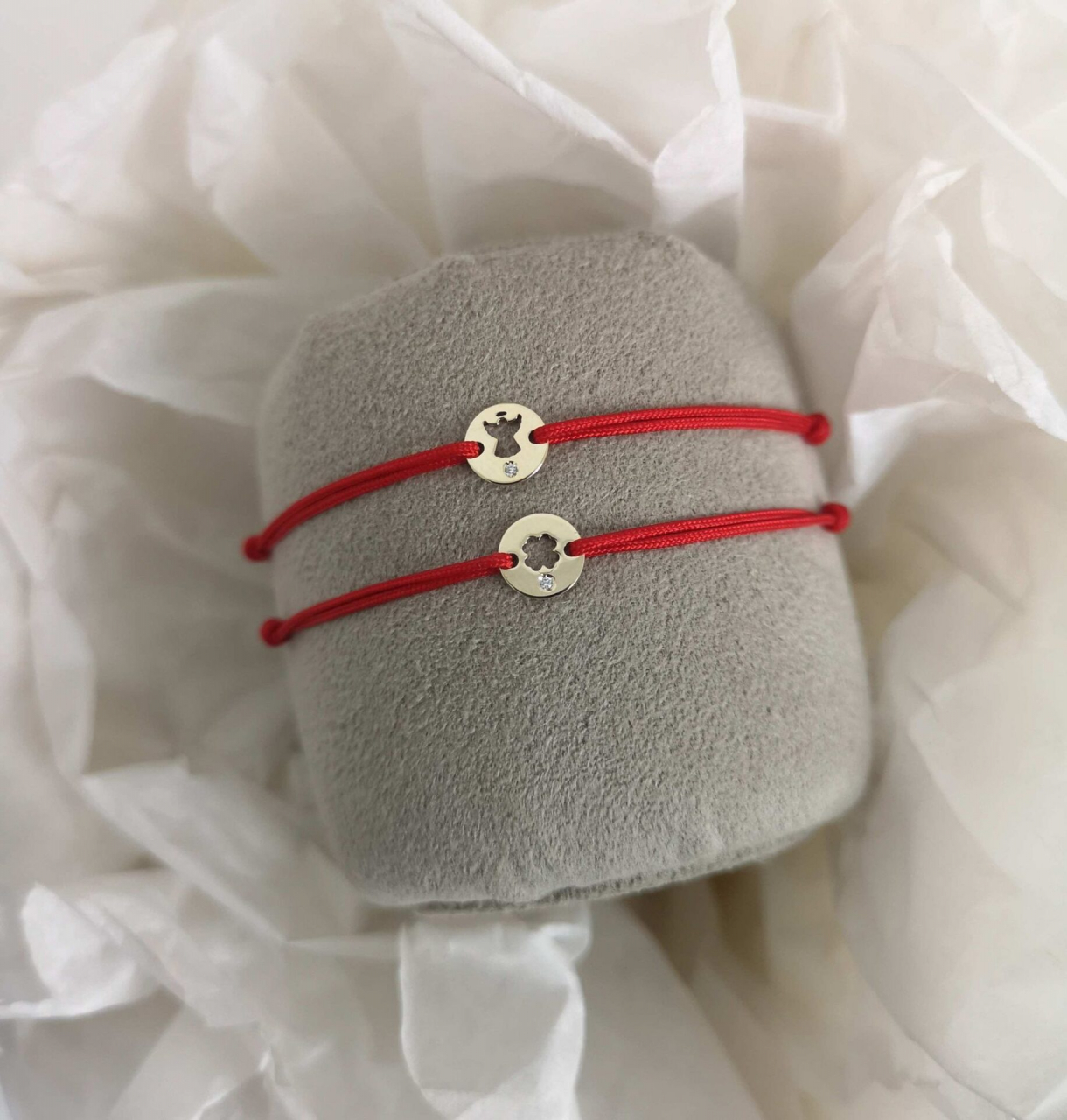 Bratara Diamant Trifoi, Aur 14K [2]