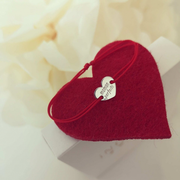 Bratara inima argint 925 rodiat [6]