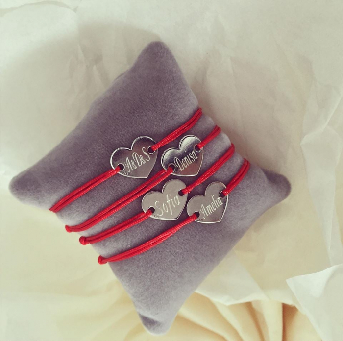 Bratara inima argint 925 rodiat [2]