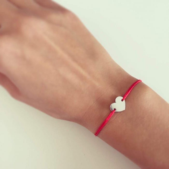 Bratara inima argint 925 rodiat [4]