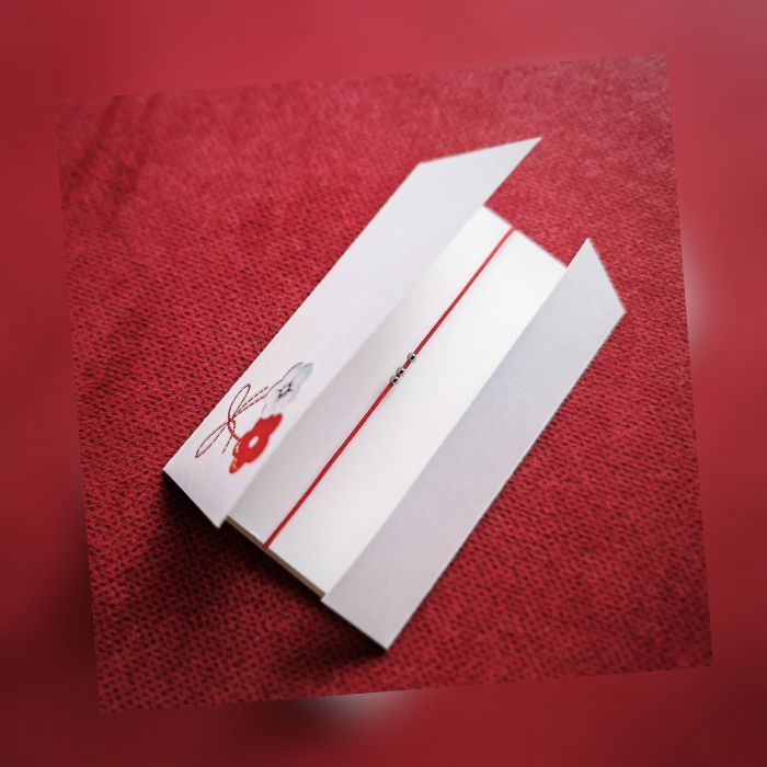 Bratara martisor argint 925 rodiat - 3 bilute [2]