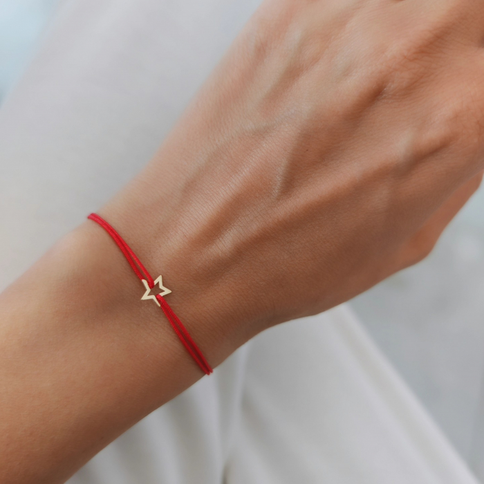 Bratara martisor aur 14K - mini steluta [2]